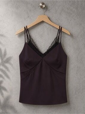 BOSS Hugo Boss Beya Deep Plum Camisole US Size 6 NWT